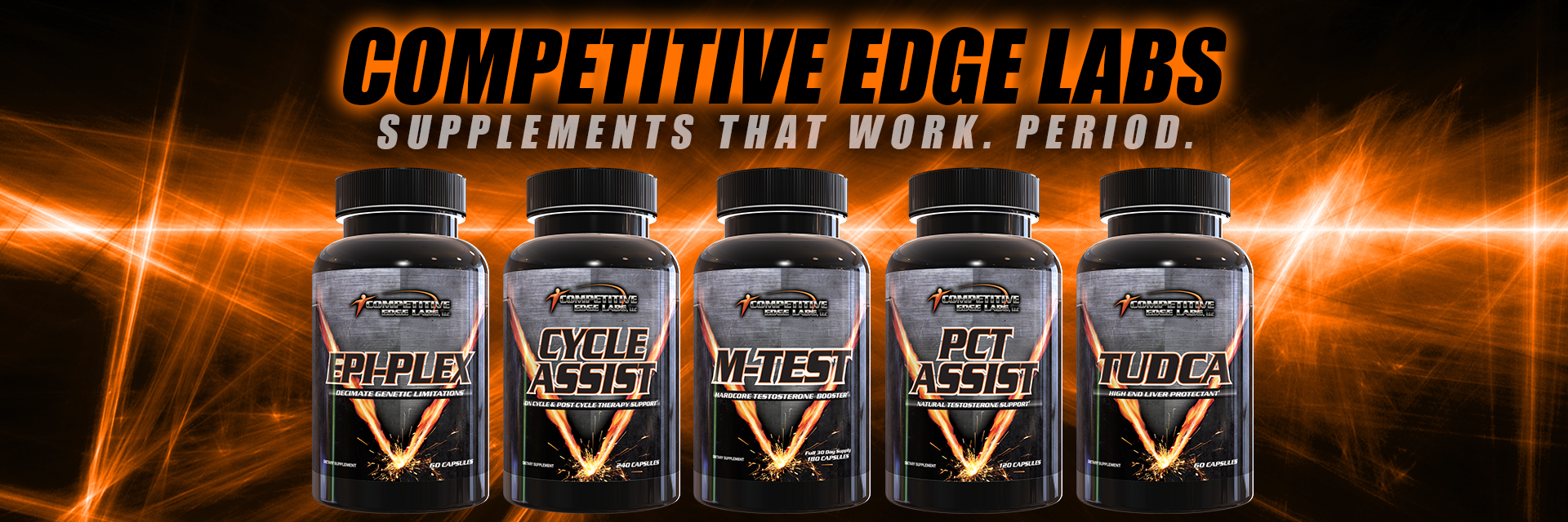 Competitive Edge Labs Product Bottles
